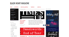 Desktop Screenshot of blackheartmagazine.com